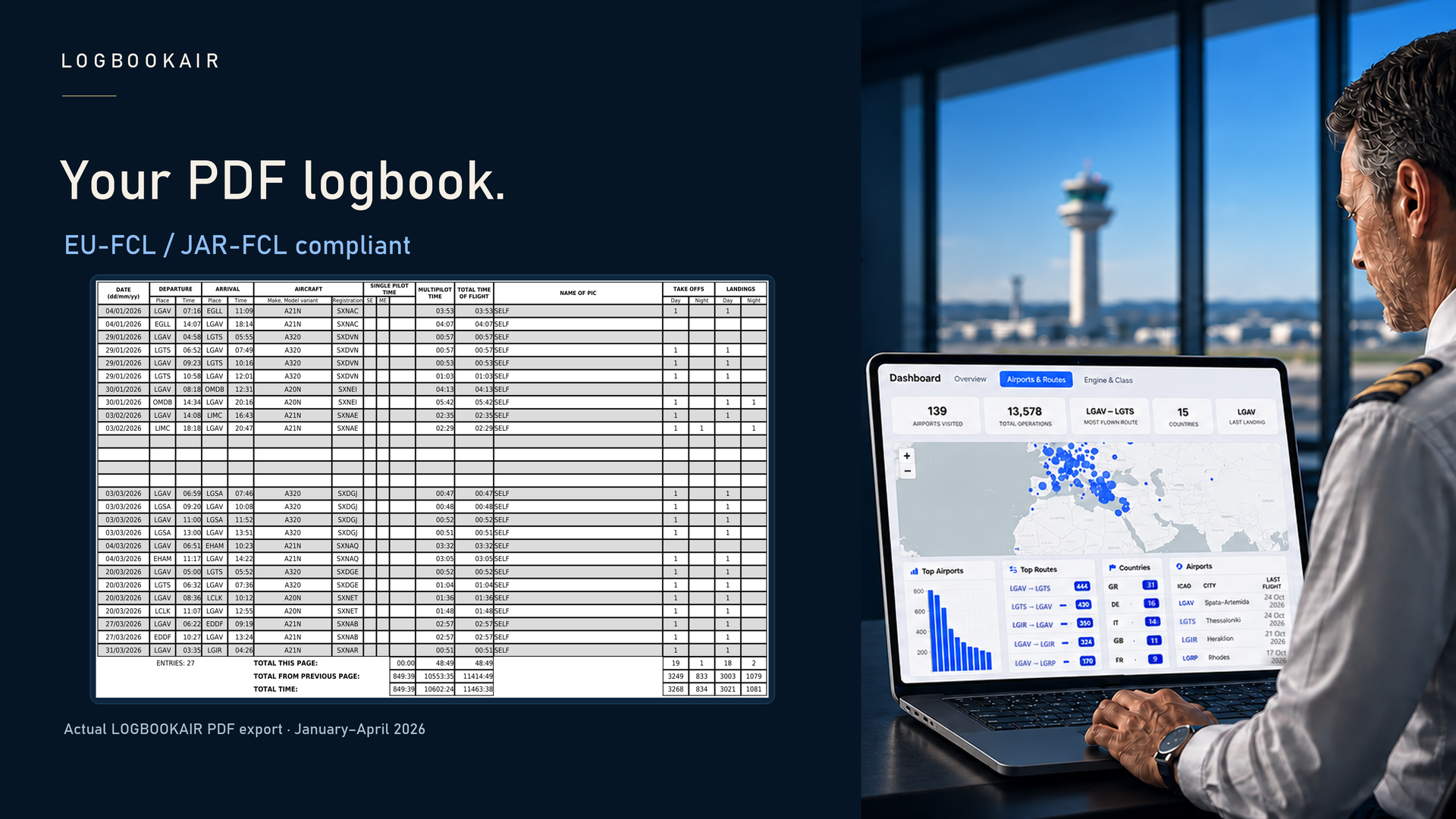See your logbook come together